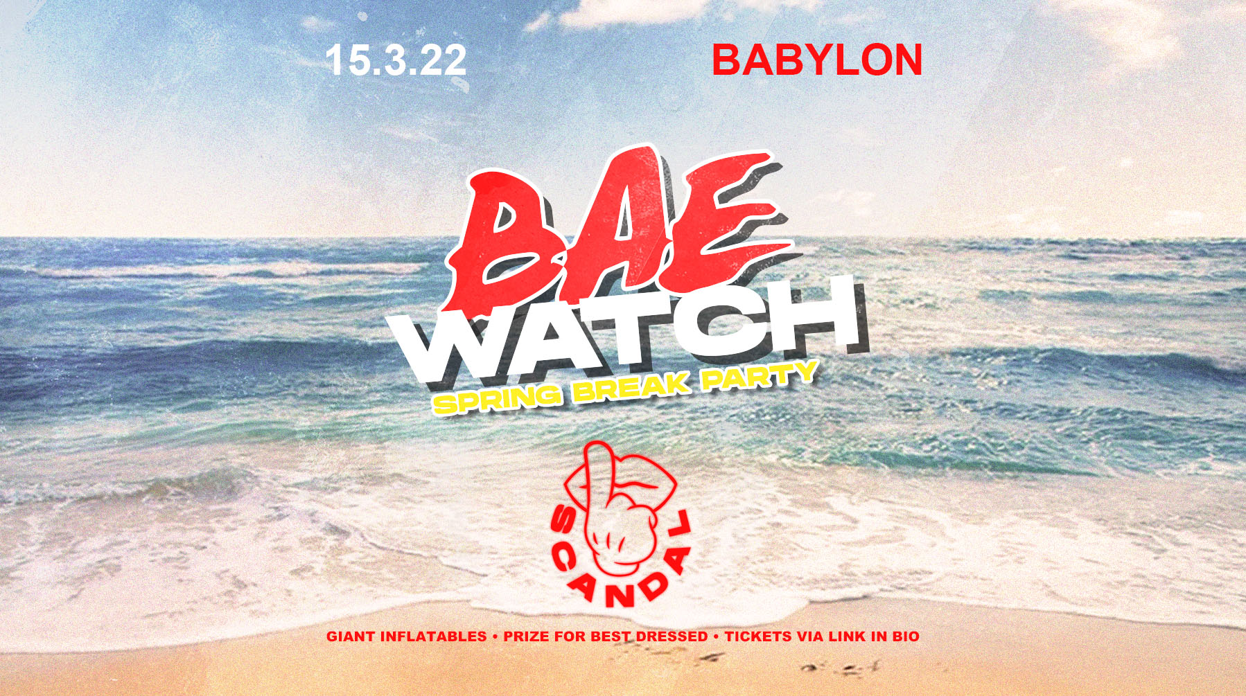 SCANDAL TUESDAYS | BAEWATCH PARTY | BABYLON | £2 ENTRY | 15TH MARCH