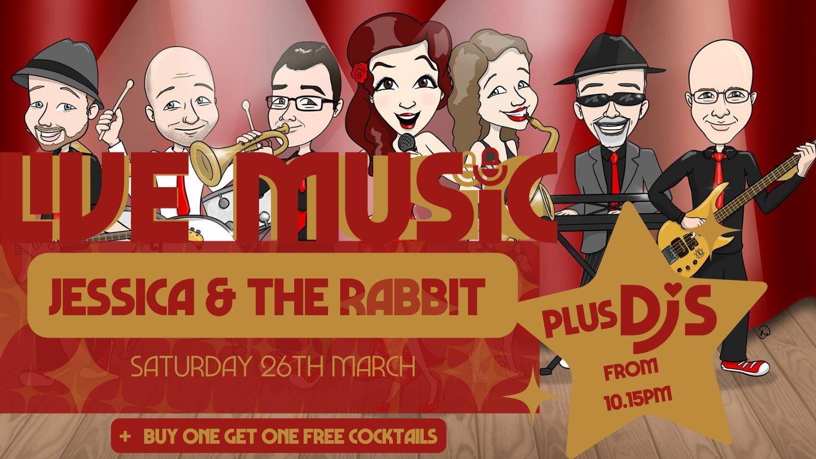 Live Music: JESSICA & THE RABBITS // Annabel’s Cabaret & Discotheque, Plymouth