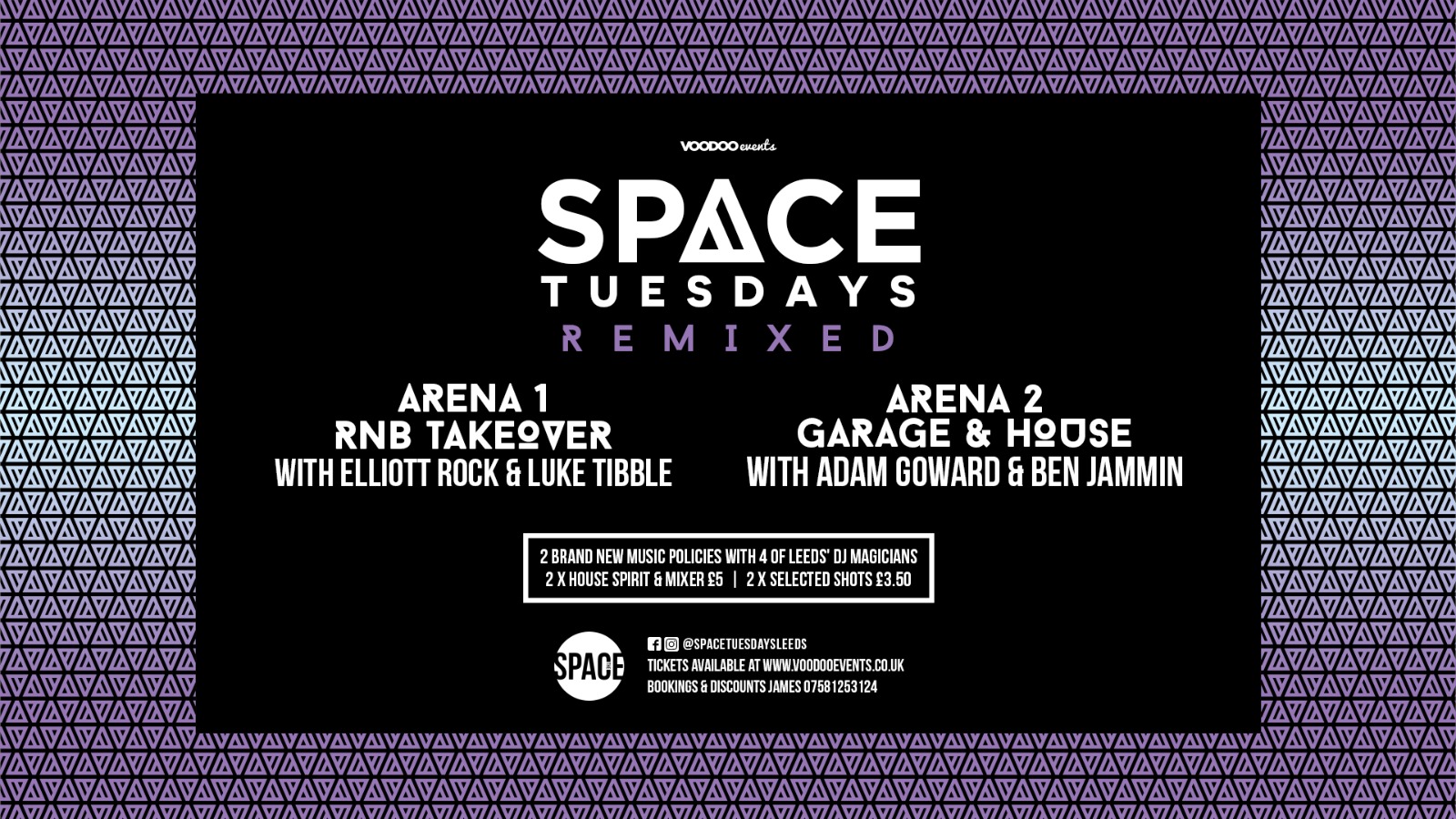 Space Tuesdays Remixed : Leeds – 5th April