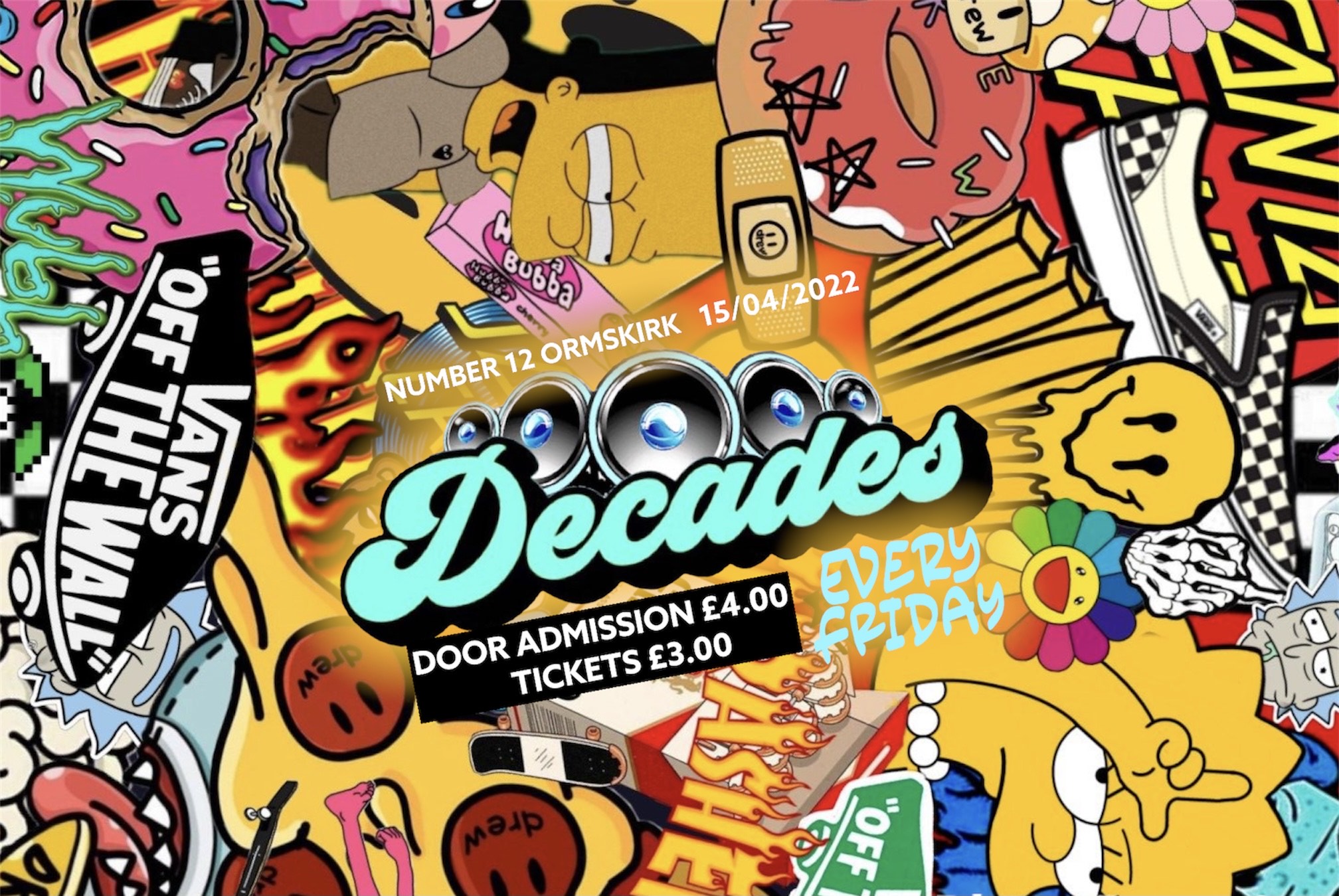 Decades - Good Friday Good Vibes Launch at Number Twelve Bar, Ormskirk on  15th Apr 2022 | Fatsoma