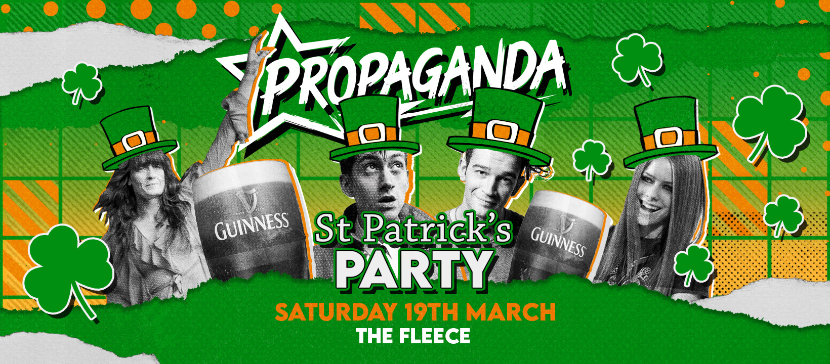 TONIGHT! St Patrick’s Party at The Fleece – Propaganda Bristol!