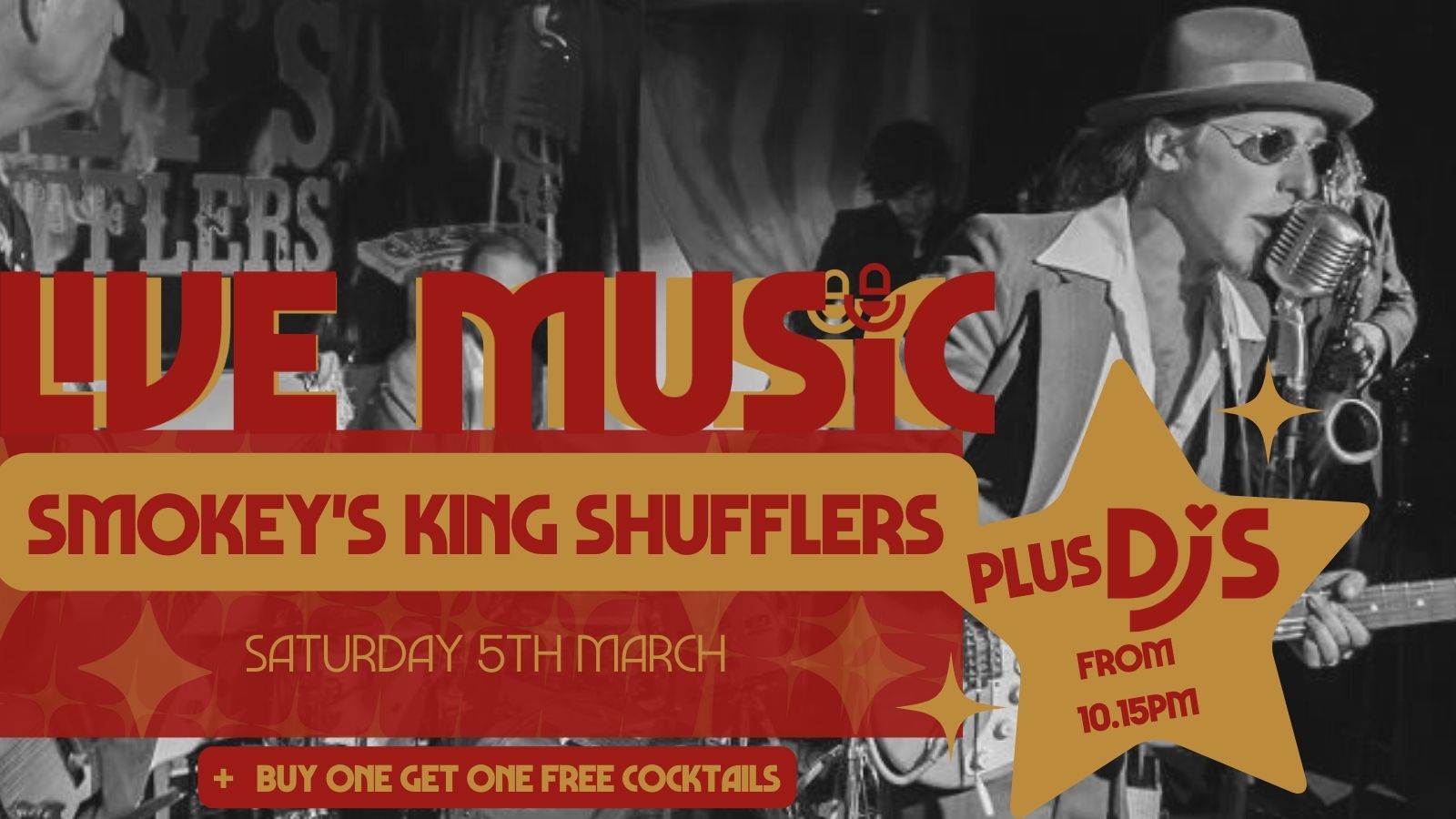 Live Music: SMOKEY’S KING SHUFFLERS // Annabel’s Cabaret & Discotheque, Plymouth