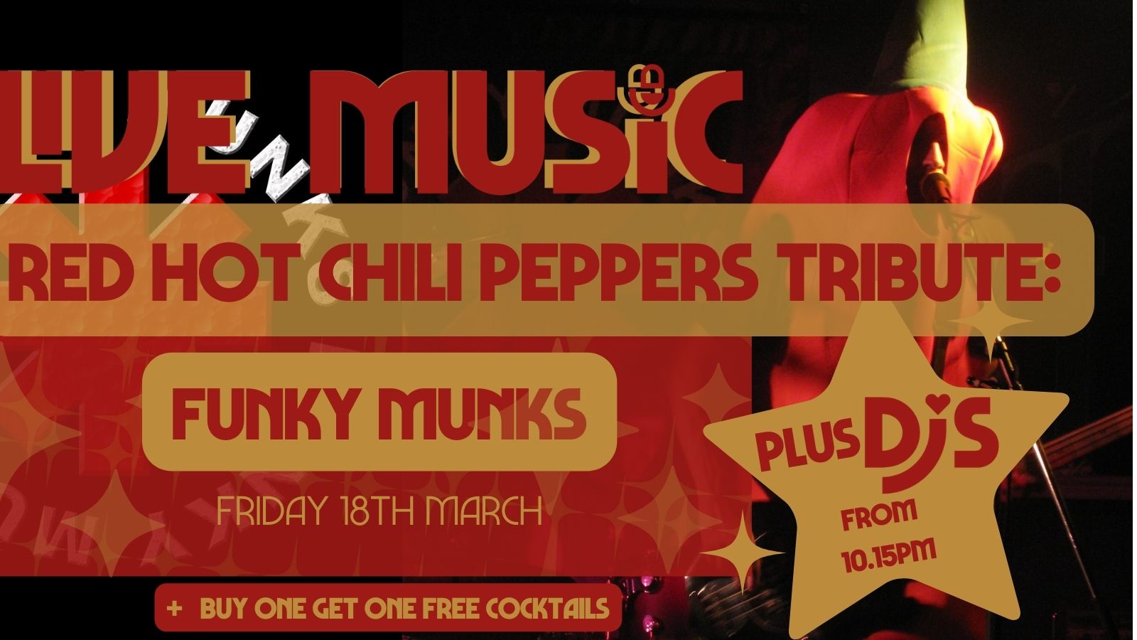 Red Hot Chili Peppers Tribute Act: FUNKY MUNKS // Annabel’s Cabaret & Discotheque, Plymouth