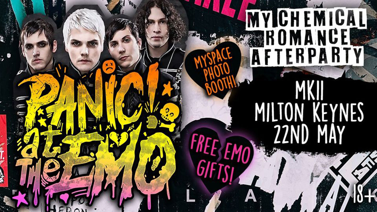 Panic! At The Emo: My Chemical Romance Afterparty Special! at MK11, Milton Keynes