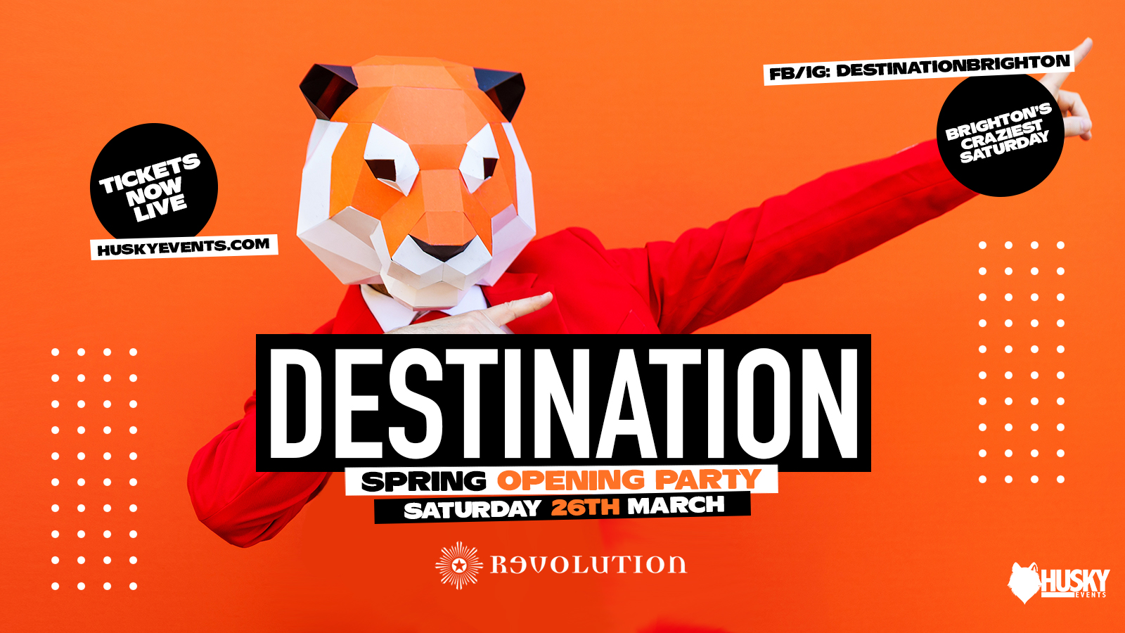 Destination x Revolution Saturdays ➤ Spring Opening Party ➤ 26.03.2022