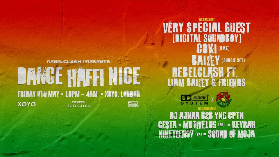 RebelClash pres: Dance Haffi Nice + Ejder x Nuff Luv