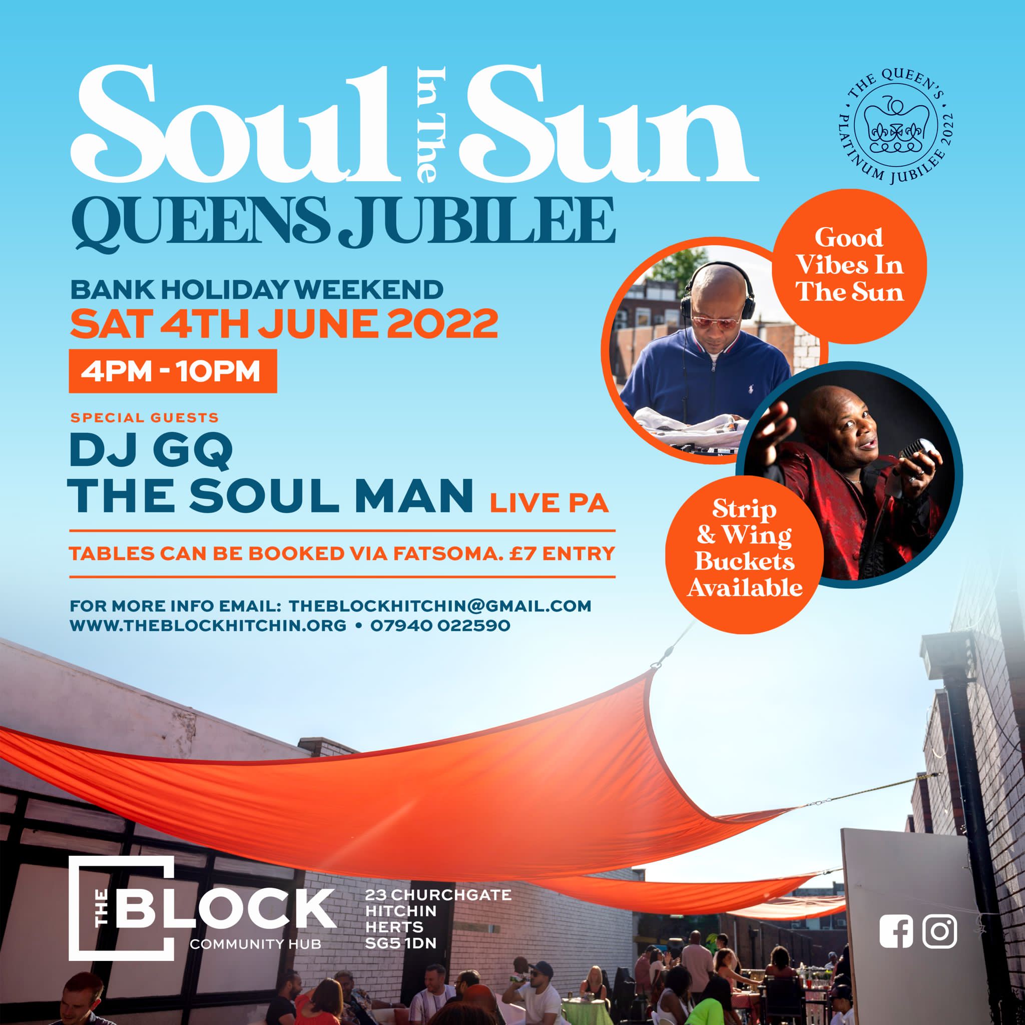 SOUL IN THE SUN JUBILEE EDITION at The Block , Hitchin on 4th Jun 2022