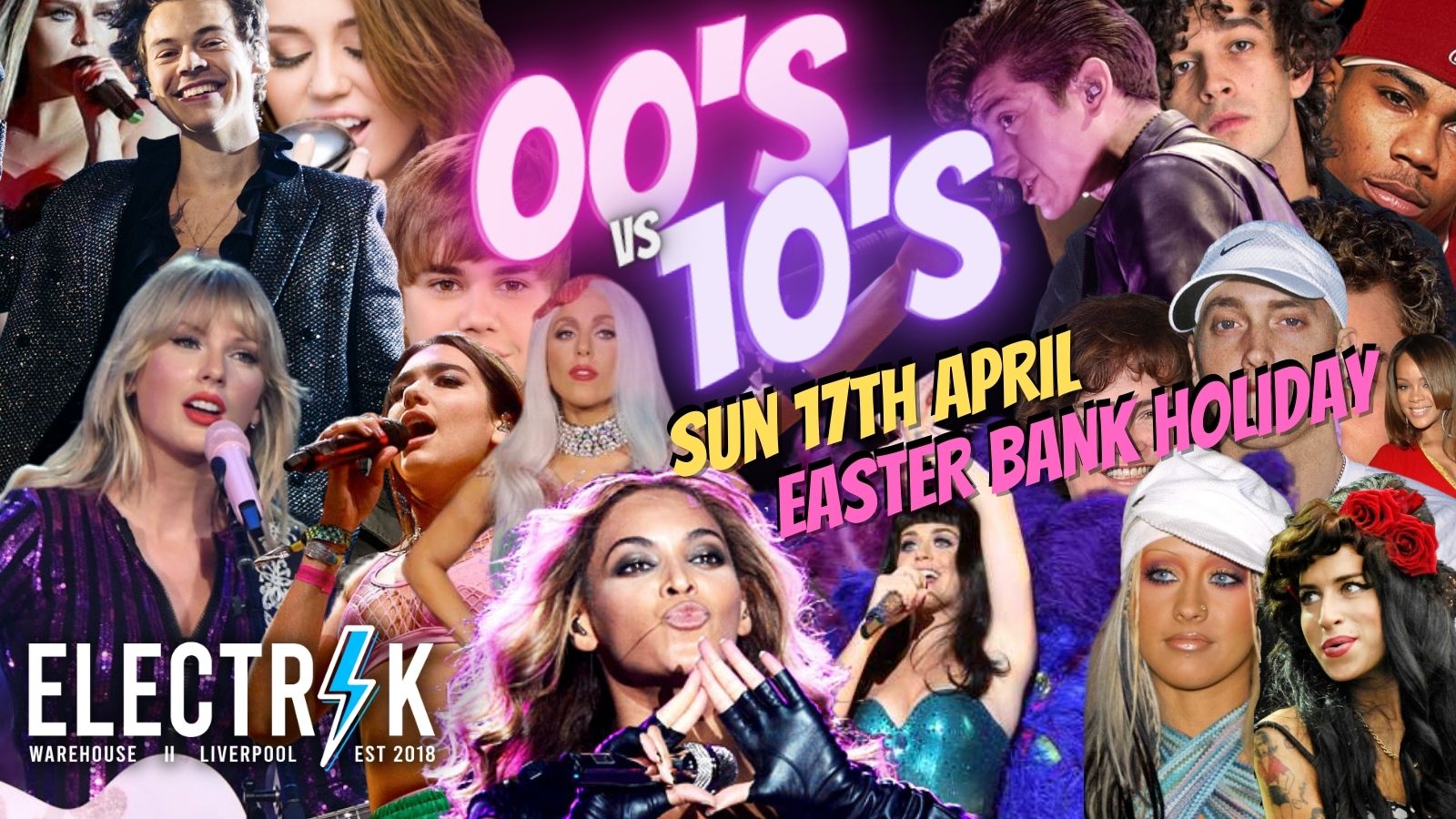 Easter Sunday 00s VS 10s at Electrik Warehouse, Liverpool on 17th Apr ...