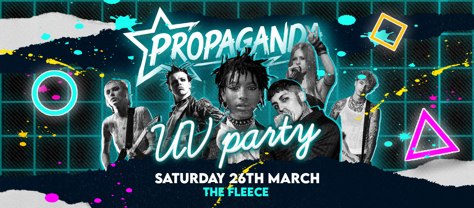 TONIGHT! UV Party at Propaganda Bristol – The Fleece!