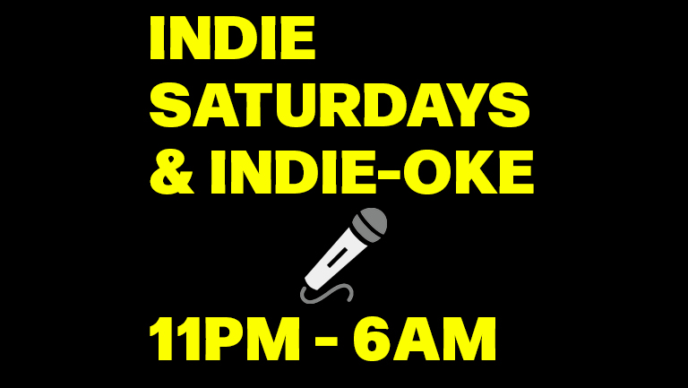 Indie Saturdays & Indie-oke at Zanzibar UNTIL 6AM – £4 Doubles & Mixer / £2 selected bottles