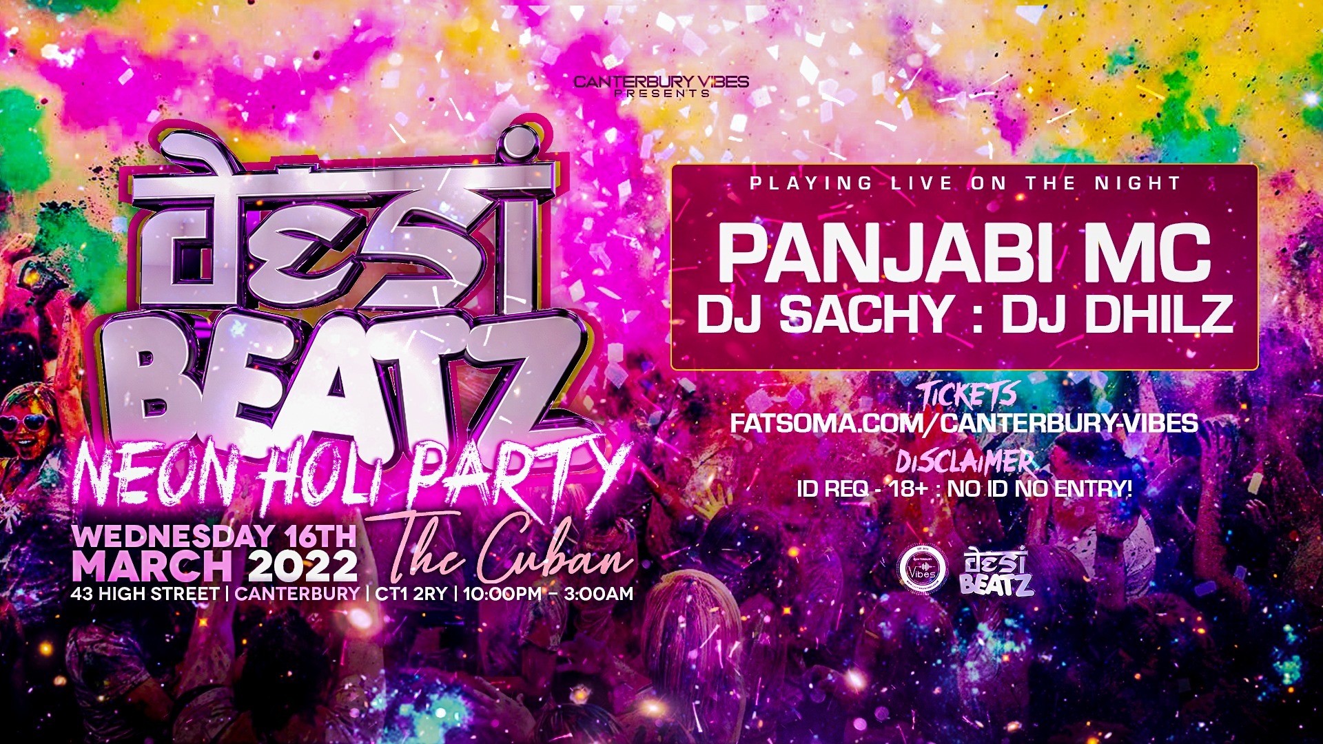 NEON HOLI PARTY – Special Guest ( Panjabi MC )