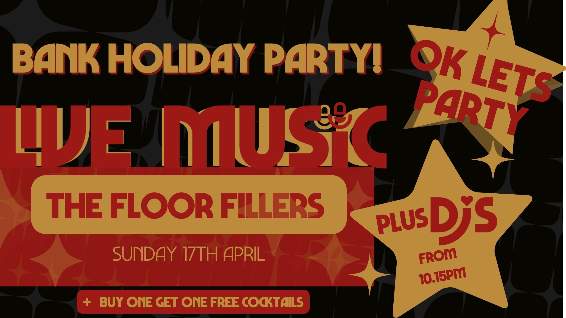 Bank Holiday Party: THE FLOOR FILLERS // Annabel’s Cabaret & Discotheque, Plymouth