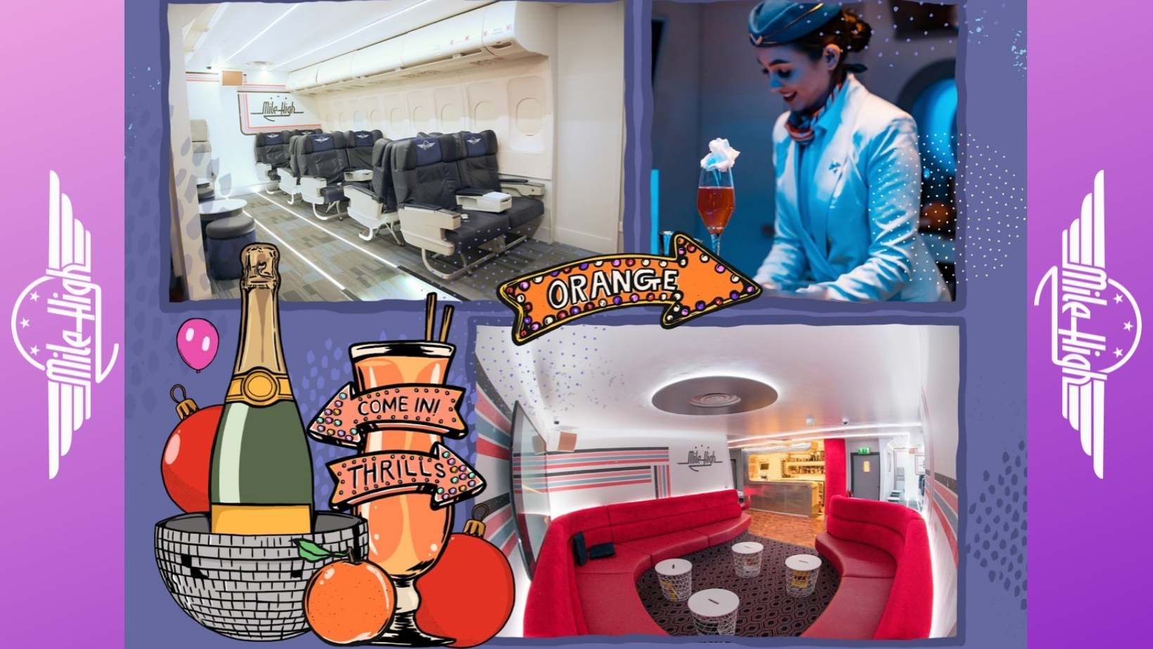 Mile high raffle Free Cocktail Master class to be won! at Orange