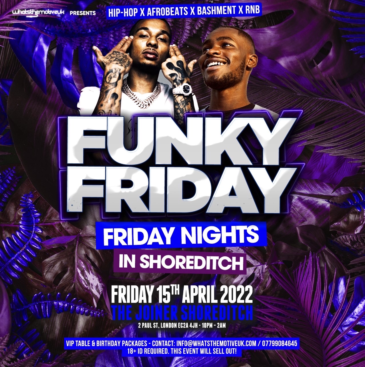 Funky Friday - Shoreditch No.1 Friday Night Party! at Rolling Stock London,  London on 4th Feb 2022