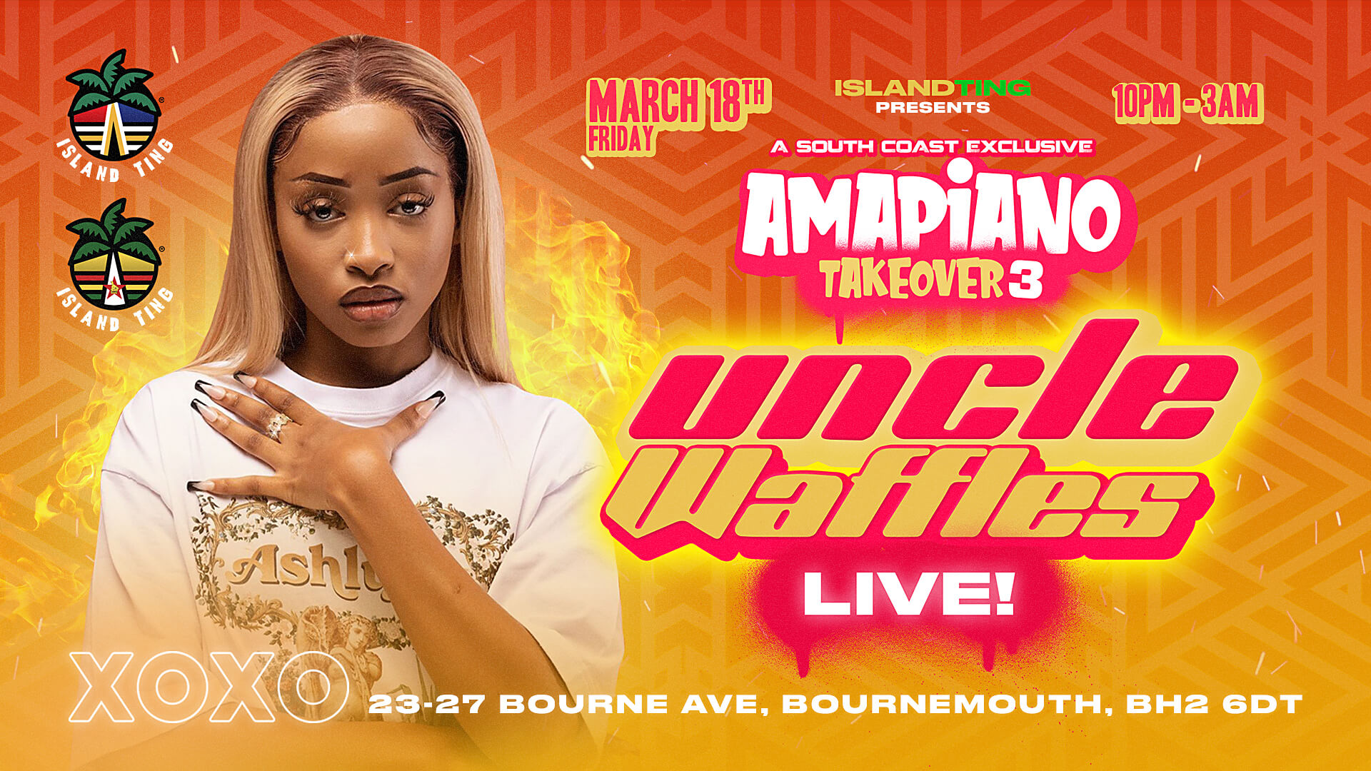 SOLD OUT Uncle Waffles Live (Island Ting) at XOXO Bournemouth