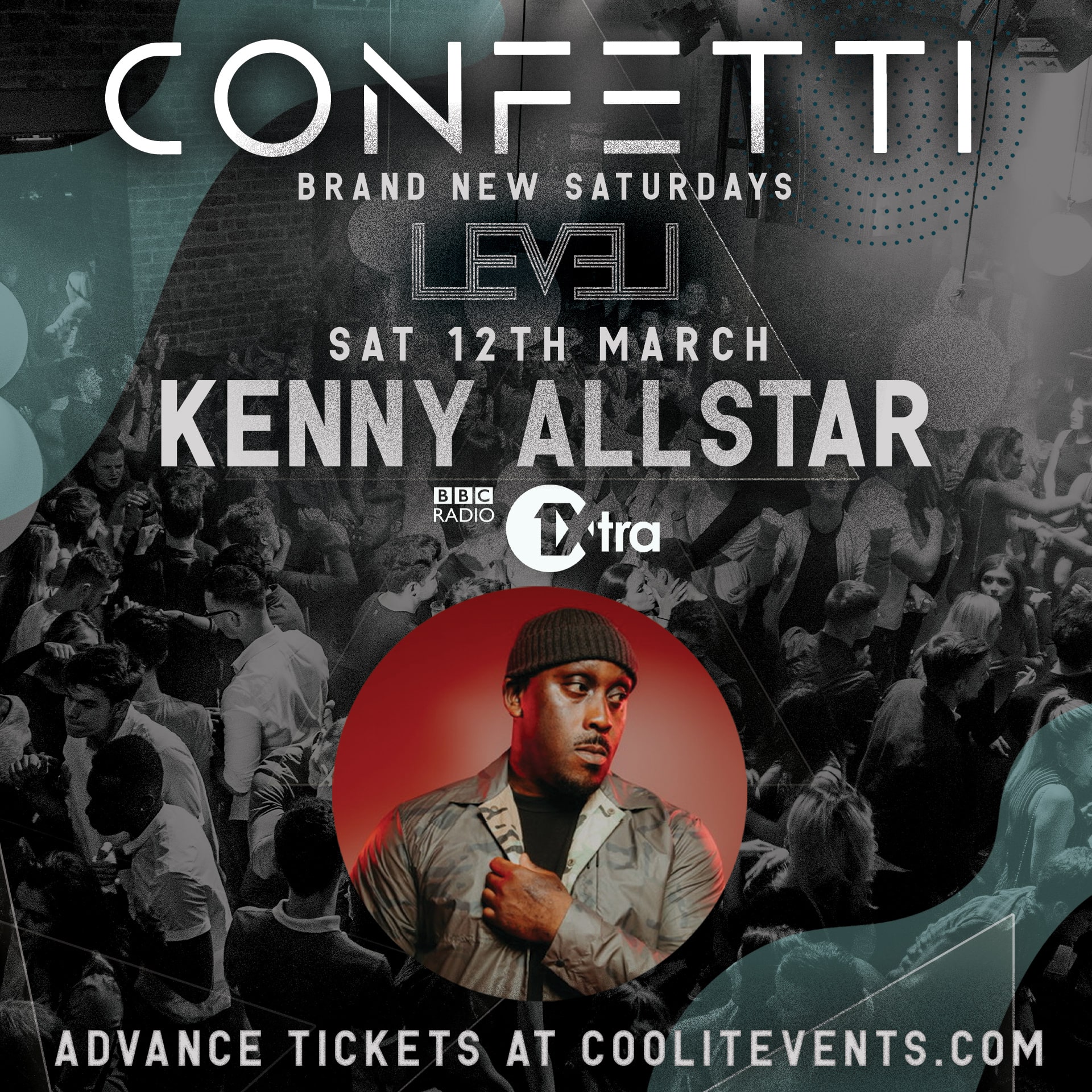 Confetti Saturdays  with KENNY ALLSTAR