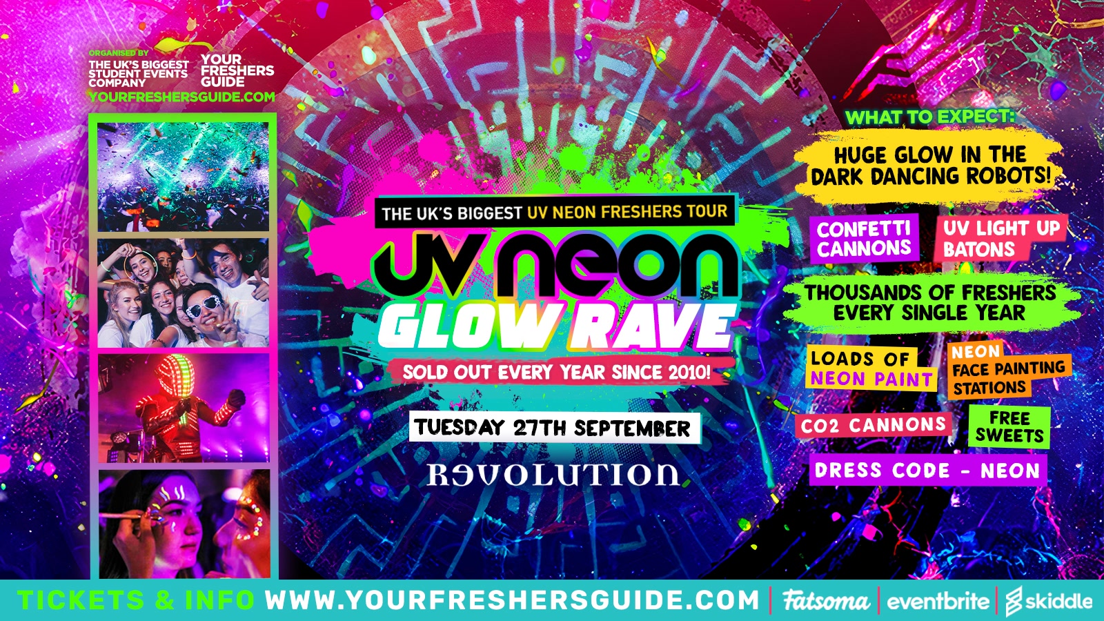 UV Neon Glow Rave | Loughborough Freshers 2022