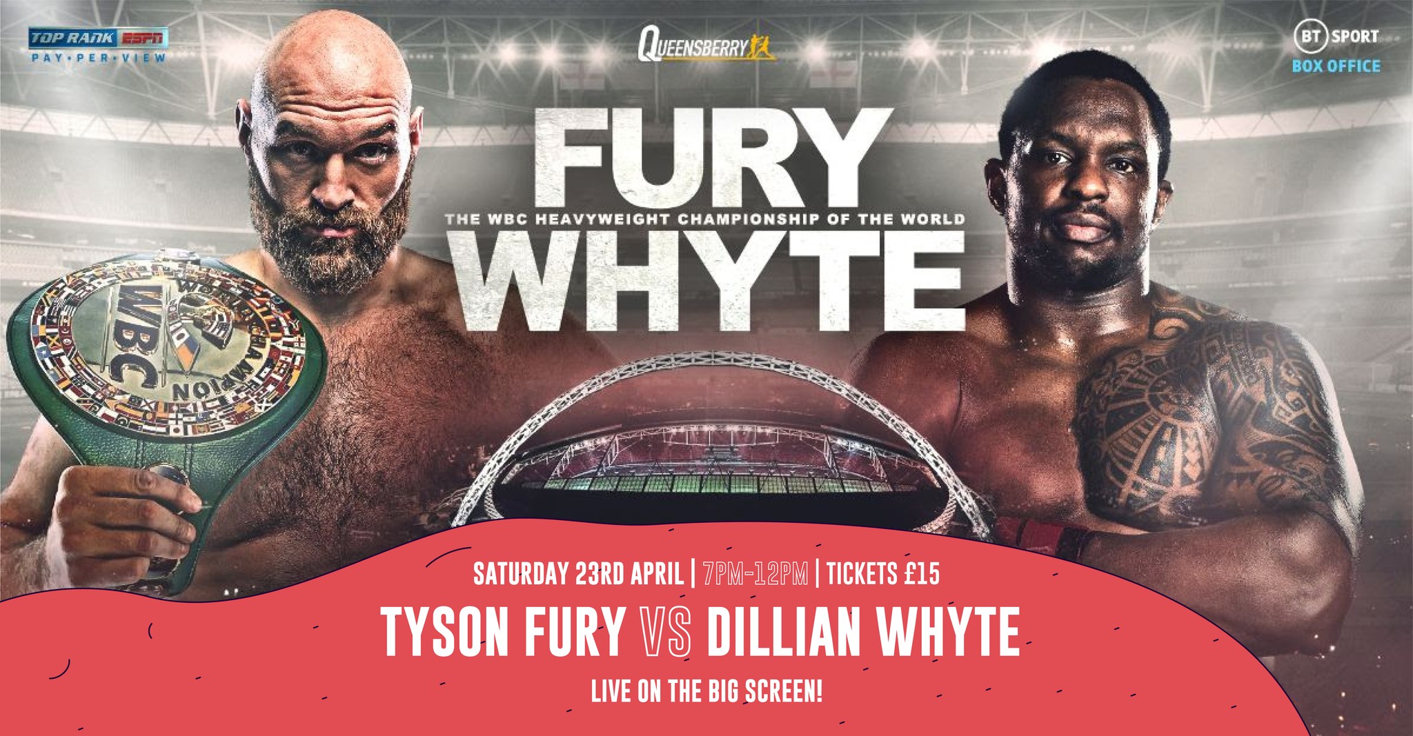 Tyson Fury vs. Dillian Whyte – Screened Live at Central Park