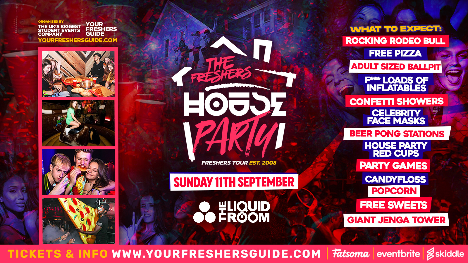 £3 Tickets – The Freshers House Party / Edinburgh Freshers 2022