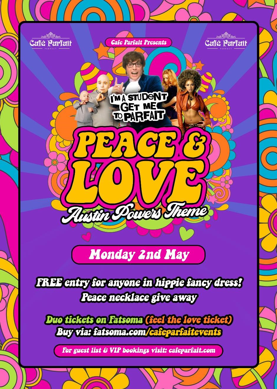 Peace and Love//I’m A Student Get Me To Parfait
