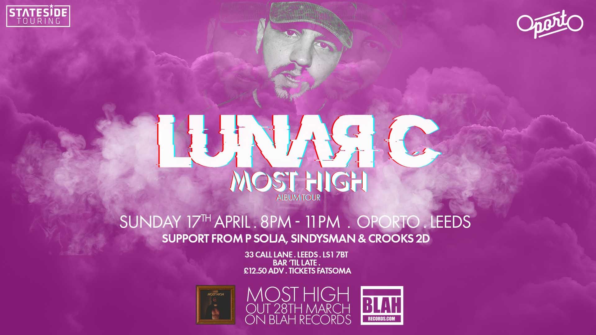 Lunar C + P Solja, Sindysman & Crooks 2D – Most High Album Launch