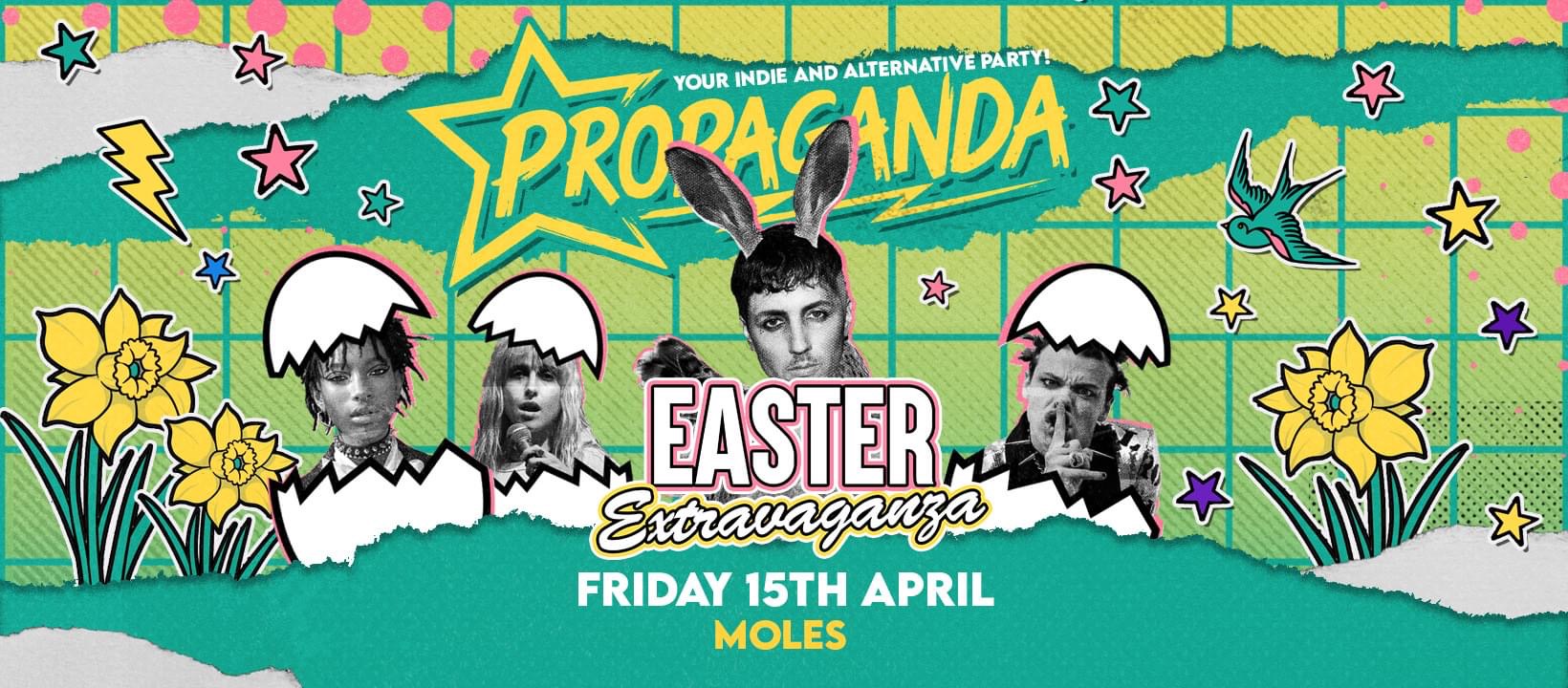TONIGHT! Propaganda Bath at Moles – Easter Eggstravaganza!