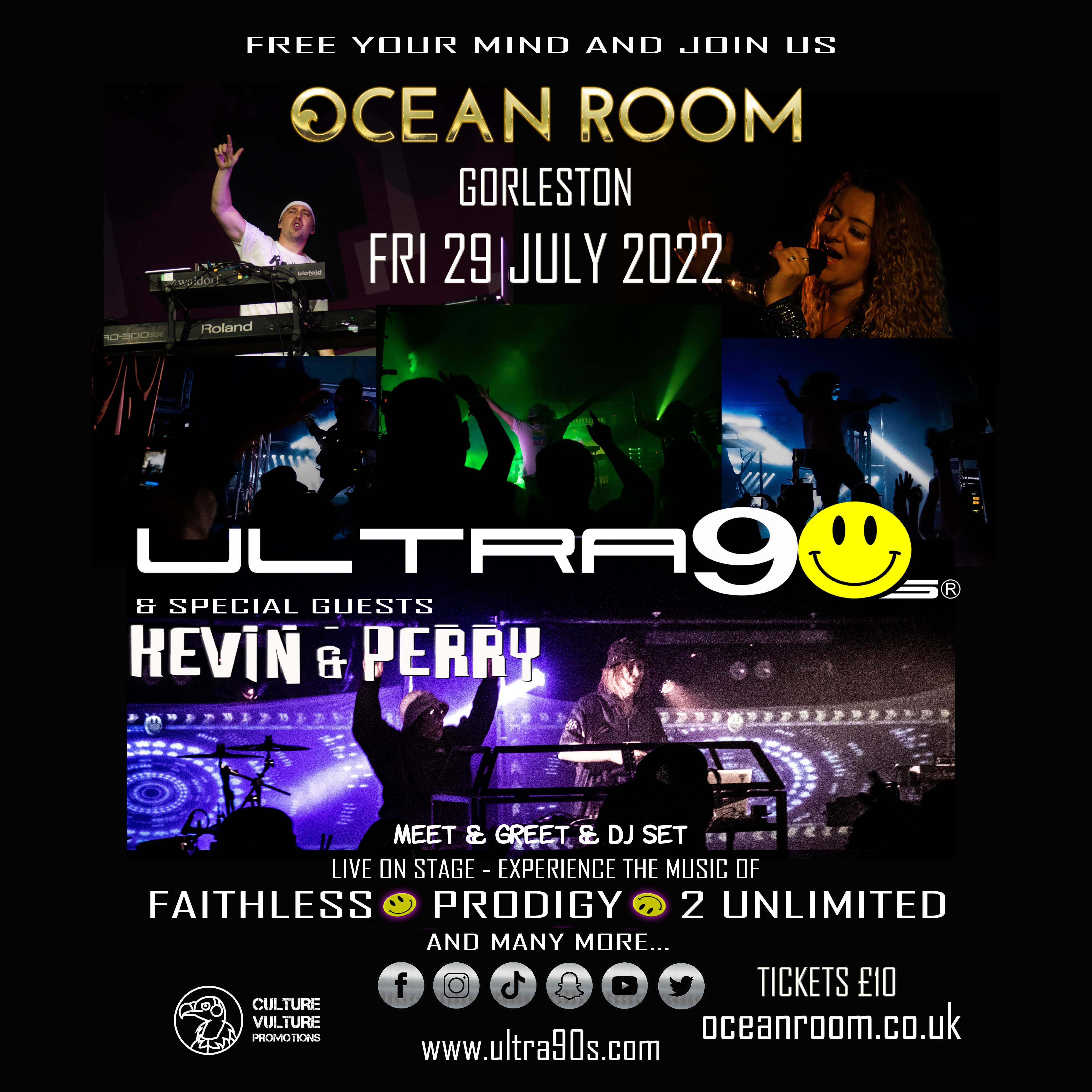 ULTRA90'S OCEAN ROOM GORLESTON at Ocean Room Entertainment Ltd