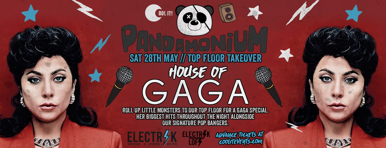 Pandamonium Saturdays : House Of Gaga – Top Floor Takeover