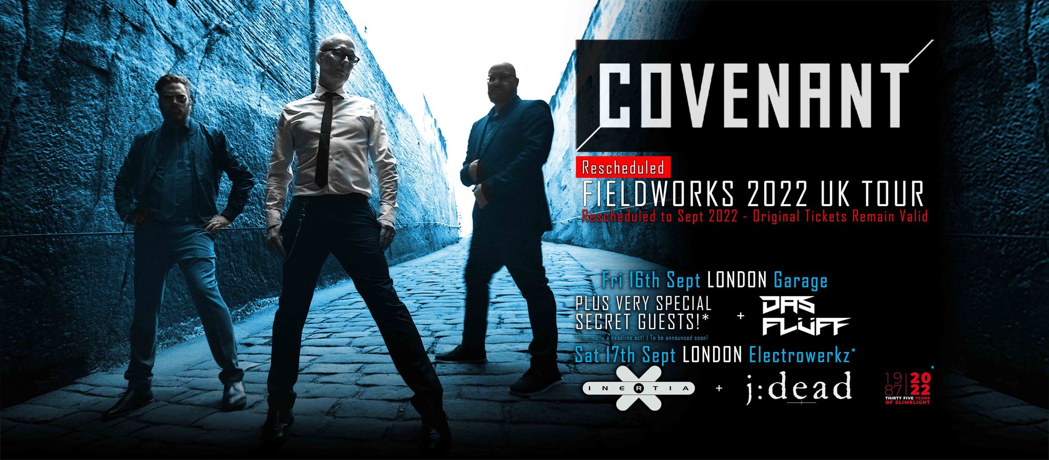 COVENANT – London Electrowerkz + Inertia & J:Dead
