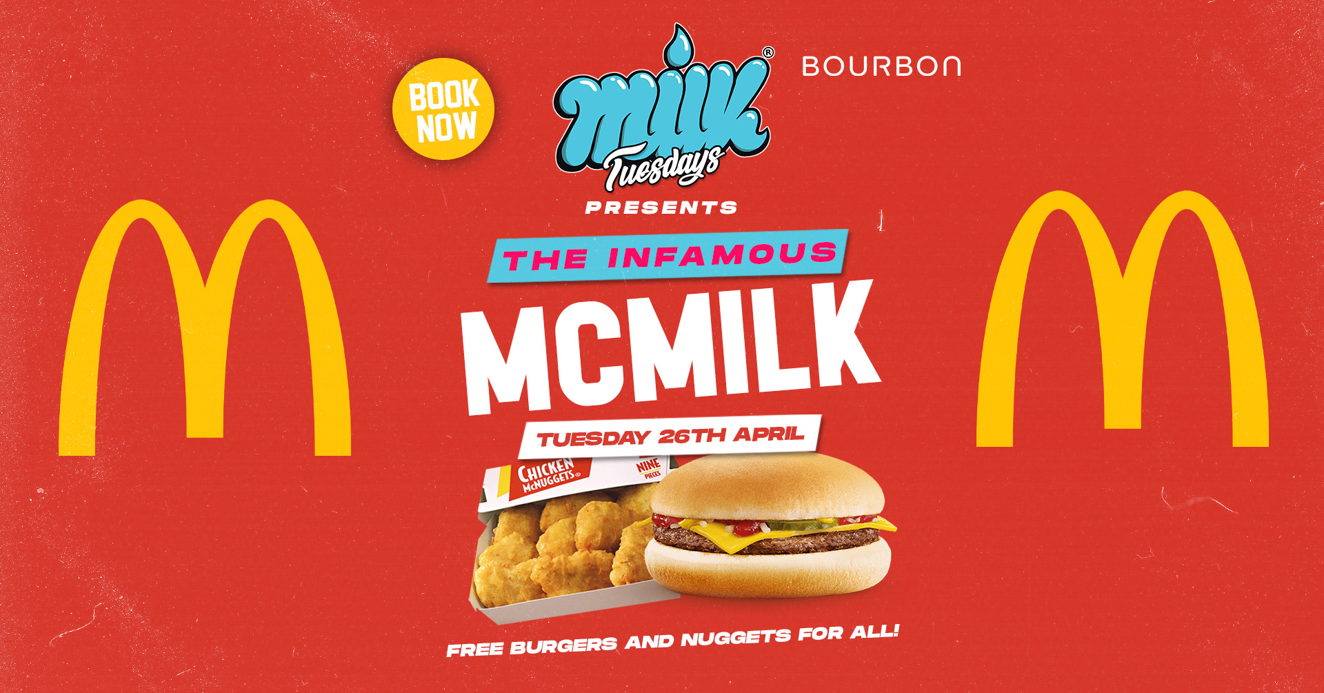 MILK TUESDAYS | McMILK | BOURBON | 26th APRIL