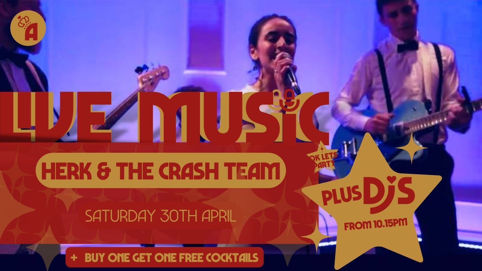 Live Music: HERK & THE CRASH TEAM // Annabel’s Cabaret & Discotheque, Plymouth