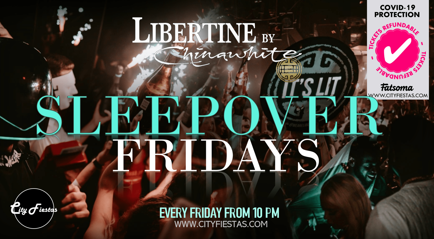 SLEEPOVER FRIDAYS at Libertine Nightclub + 1 FREE DRINK 🍸