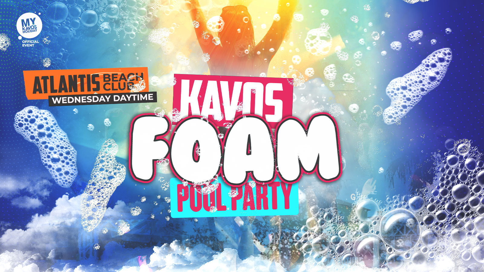 Kavos Foam Pool Party Atlantis Kavos Official Event at atlantis