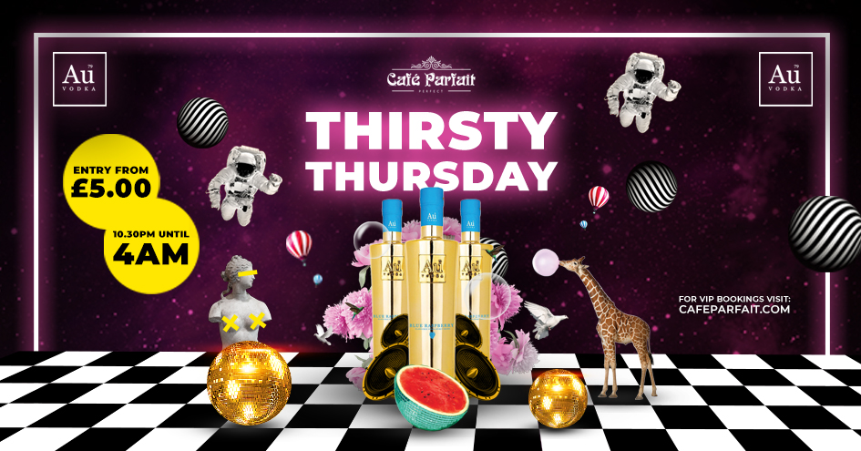 Thirsty Thursdays @ Cafe Parfait