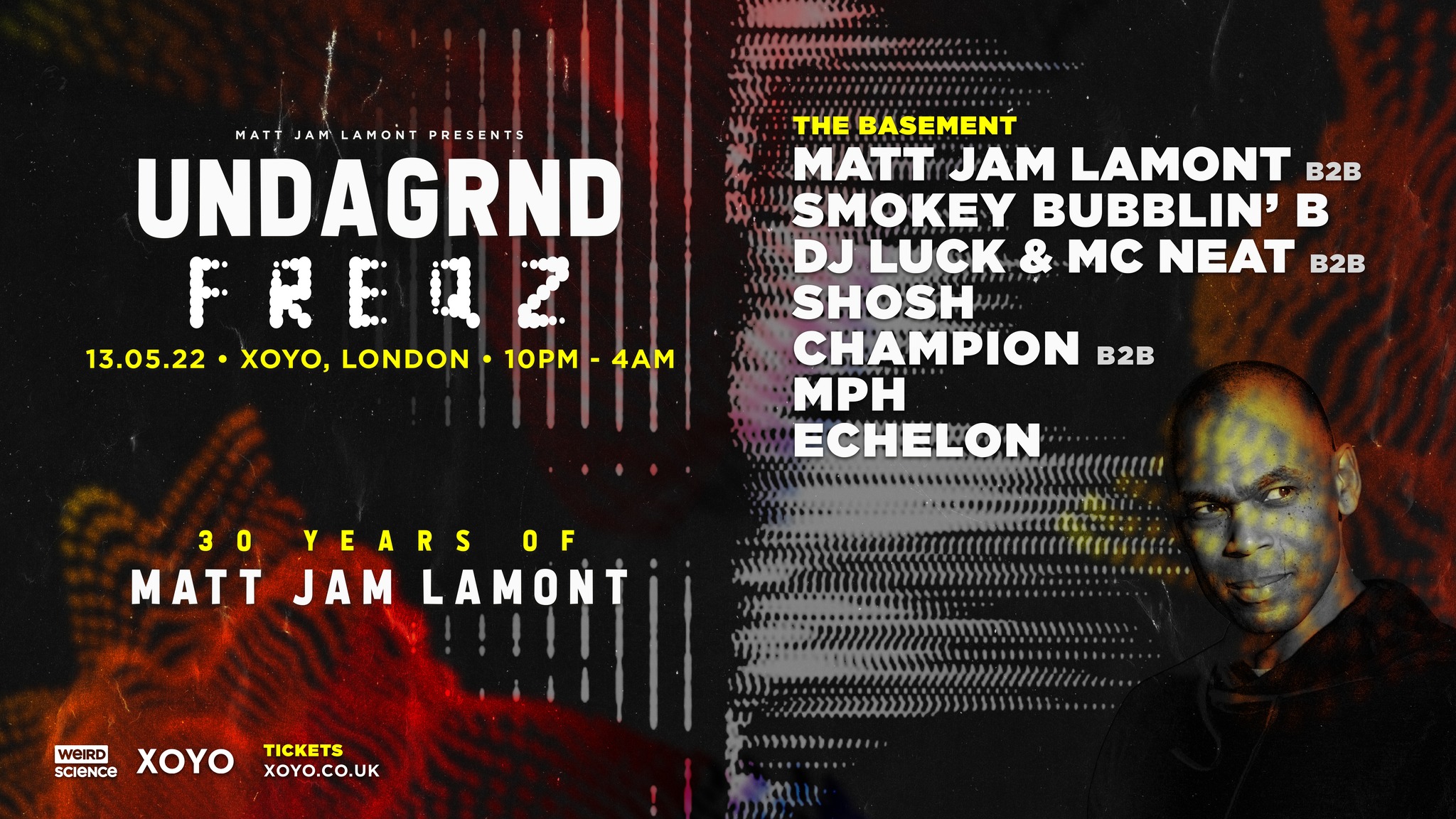 Matt Jam Lamont presents UNDAGRND FREQZ