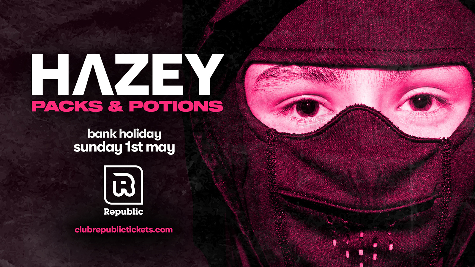 HAZEY LIVE- Packs & Potions RESCHEDULED (Please see event description for more informaiton)