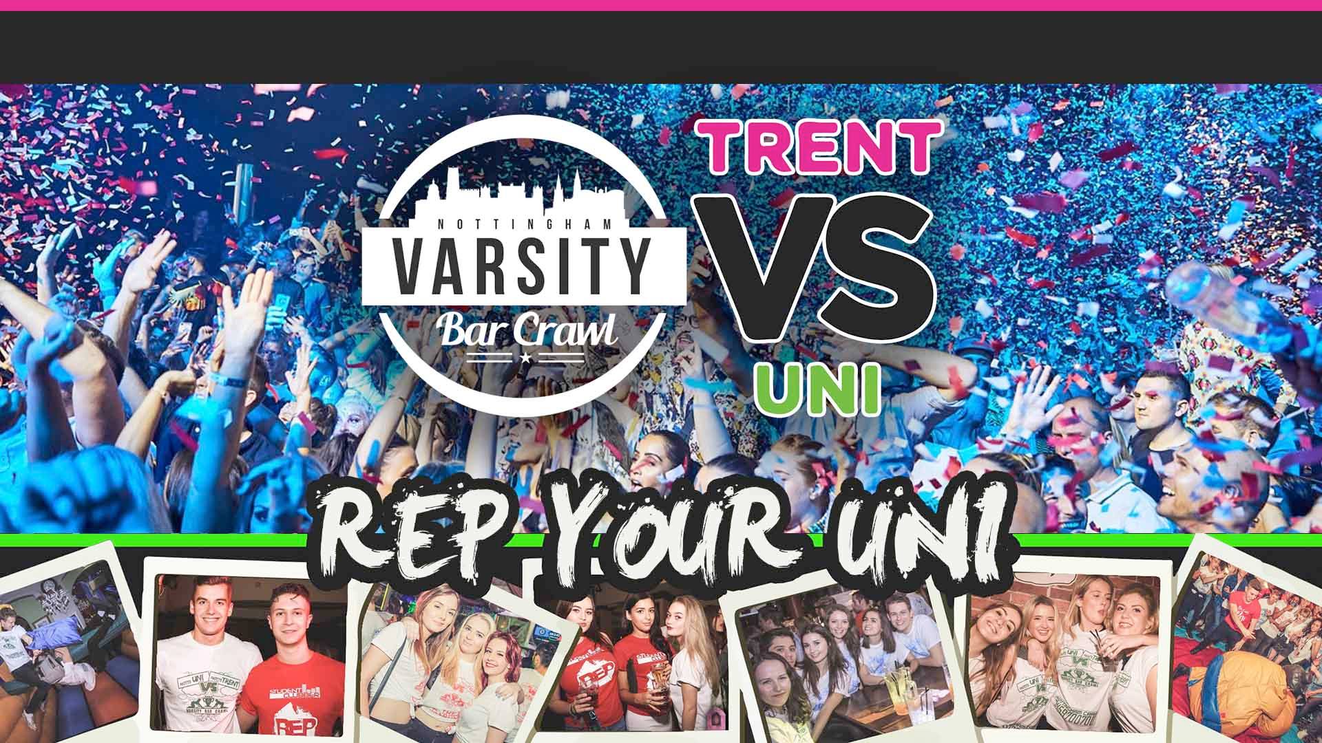 Varsity Bar Crawl 2022 | Notts Uni VS Trent Uni [LAST 50 T-SHIRTS]