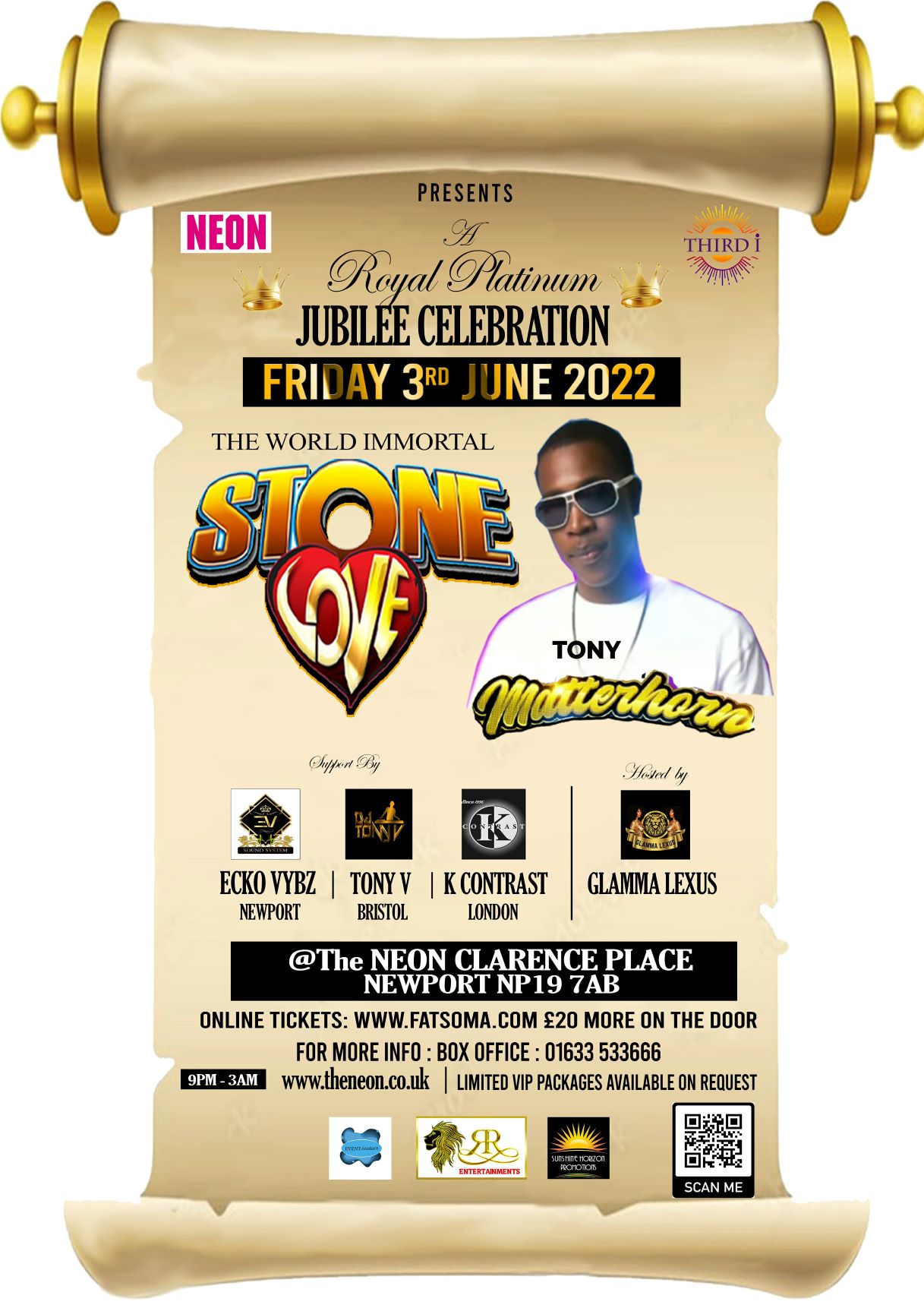 A Royal Platinum Jubilee Celebration - STONE LOVE & TONY MATTERHORN at ...