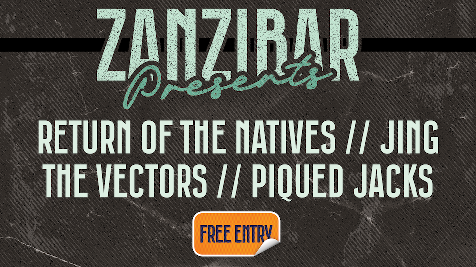 Zanzibar Presents – FREE Rock ‘n’ Roll