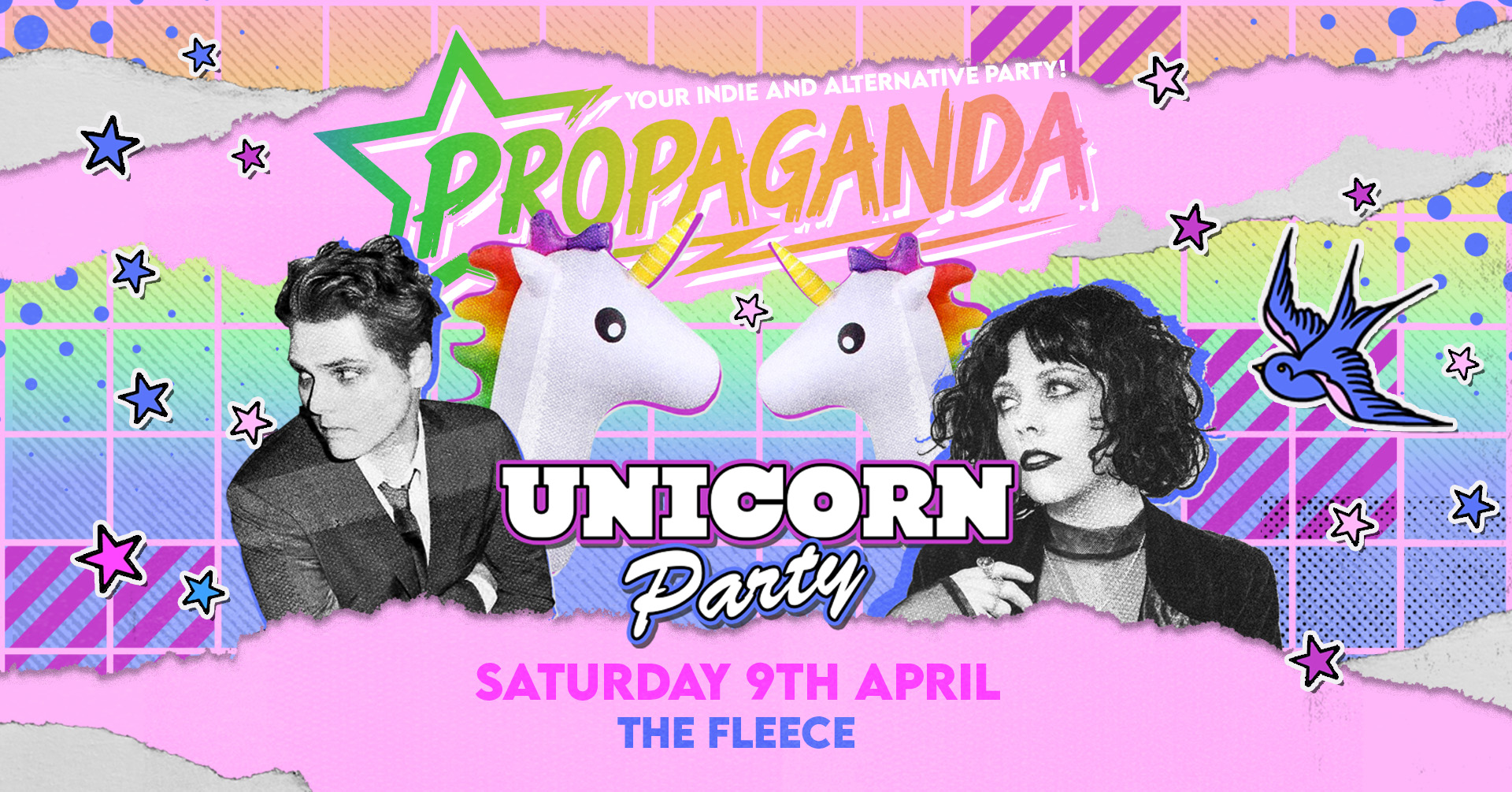 TONIGHT! Propaganda’s Unicorn Party at The Fleece!