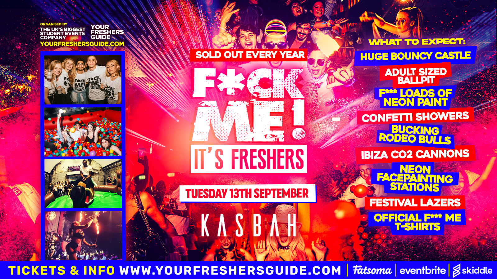 Fck Me Its Freshers Coventry Freshers 2022 At Kasbah Nightclub Coventry On 13th Sep 2022 