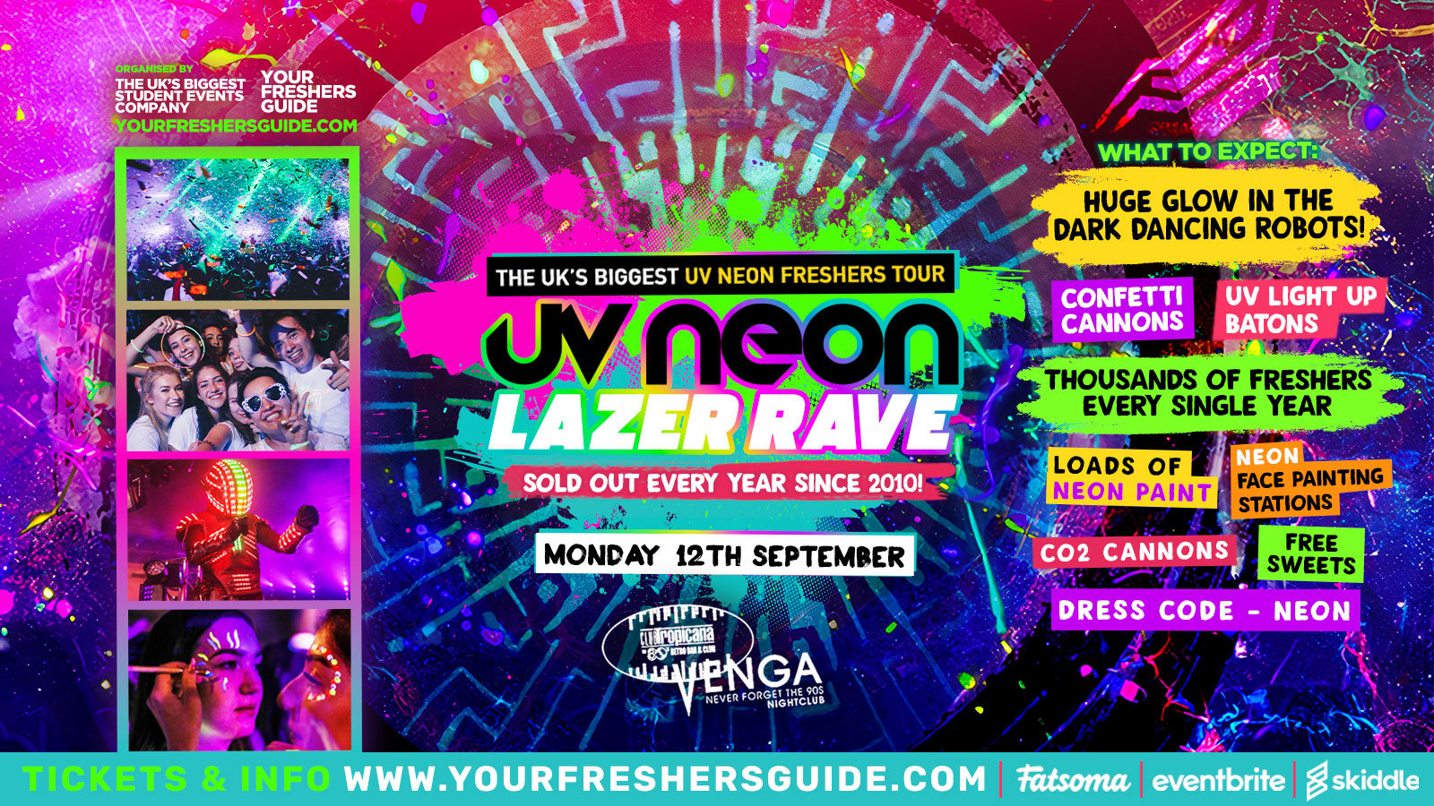 UV Neon Lazer Rave / Aberdeen Freshers 2022