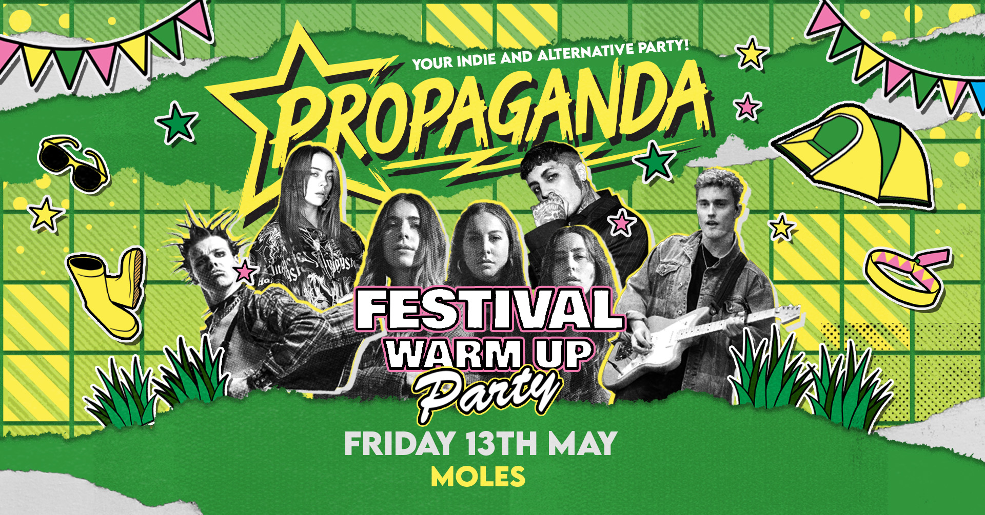 TONIGHT! Propaganda Bath – Festival Warm Up Party!