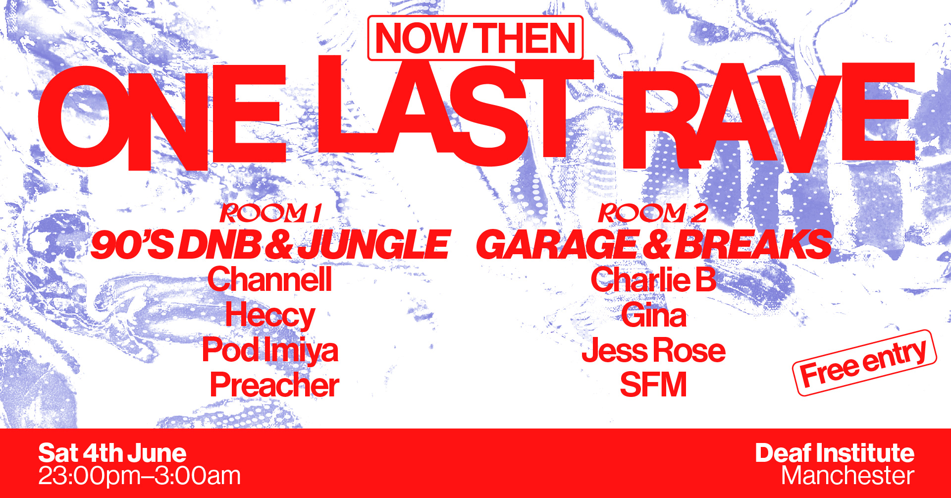 Now Then: ONE LAST RAVE