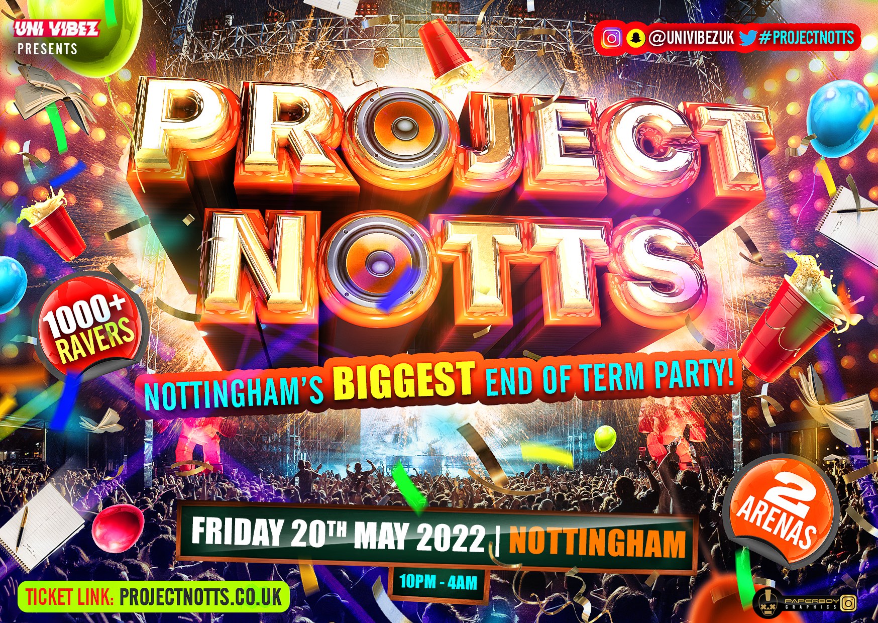PROJECT NOTTS - Nottingham's Biggest Warehouse Festival at Hidden ...