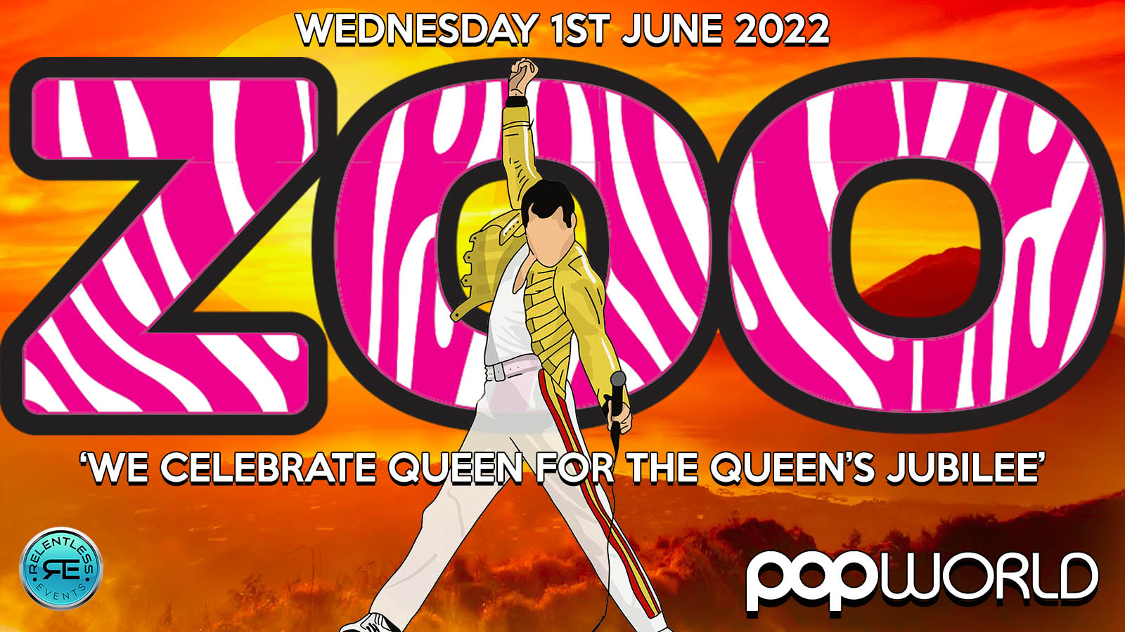 ZOO WEDNESDAY ‘QUEEN FOR THE QUEEN JUBILEE SPECIAL’ at Popworld Birmingham