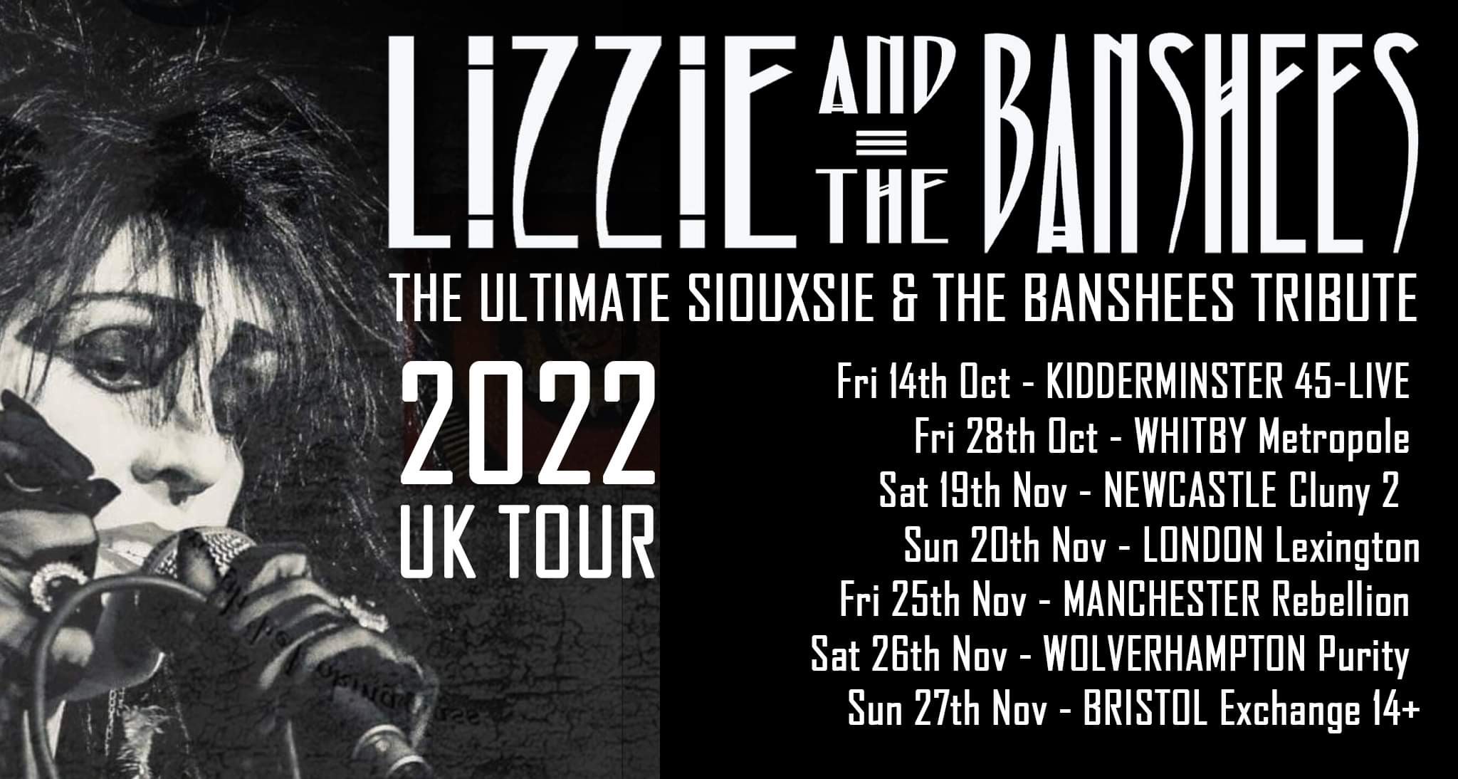 LIZZIE & THE BANSHEES – The Ultimate Siouxsie & The Banshee Tribute