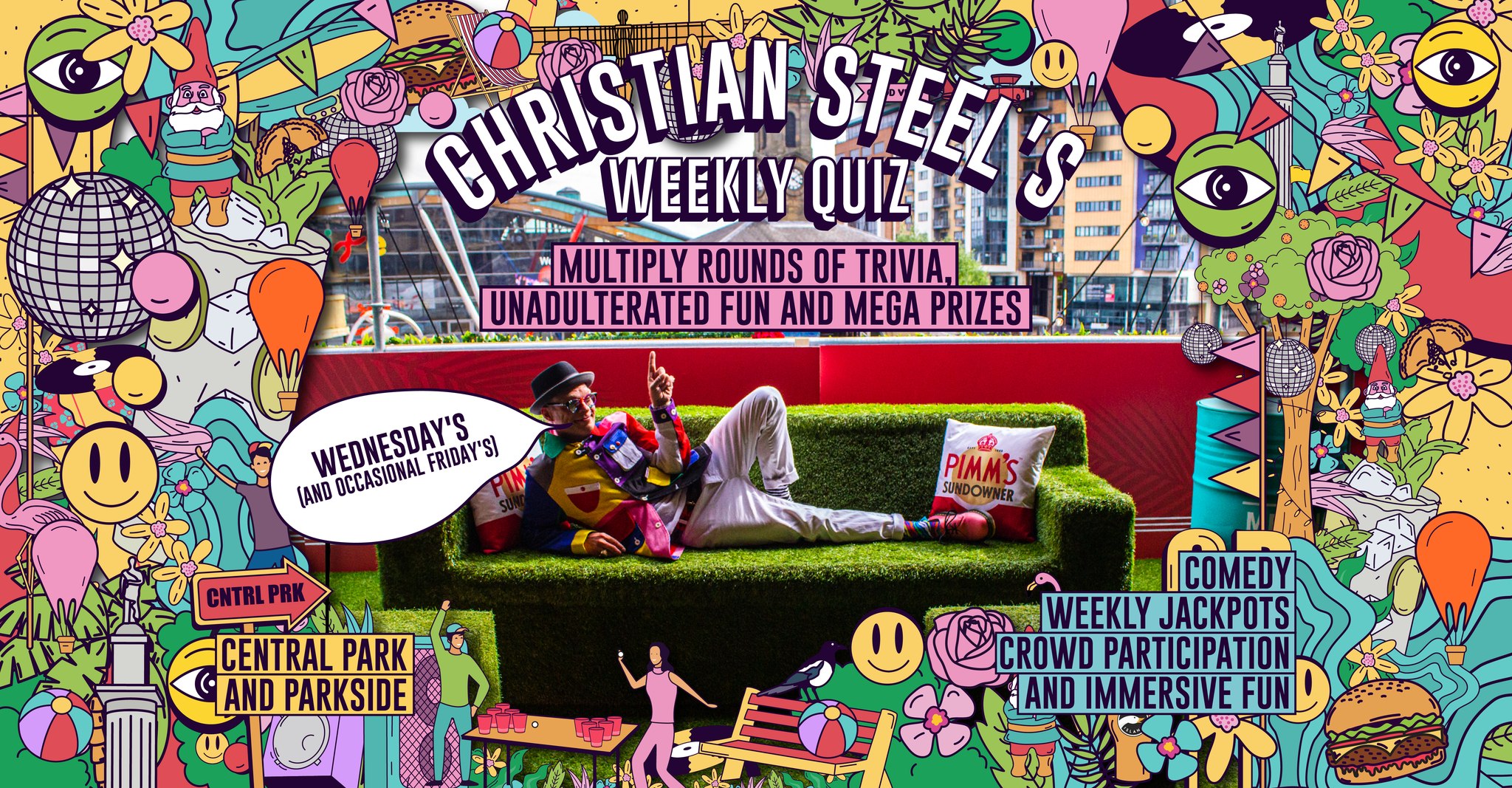 Christian Steel’s Weekly Quiz at Central Park!