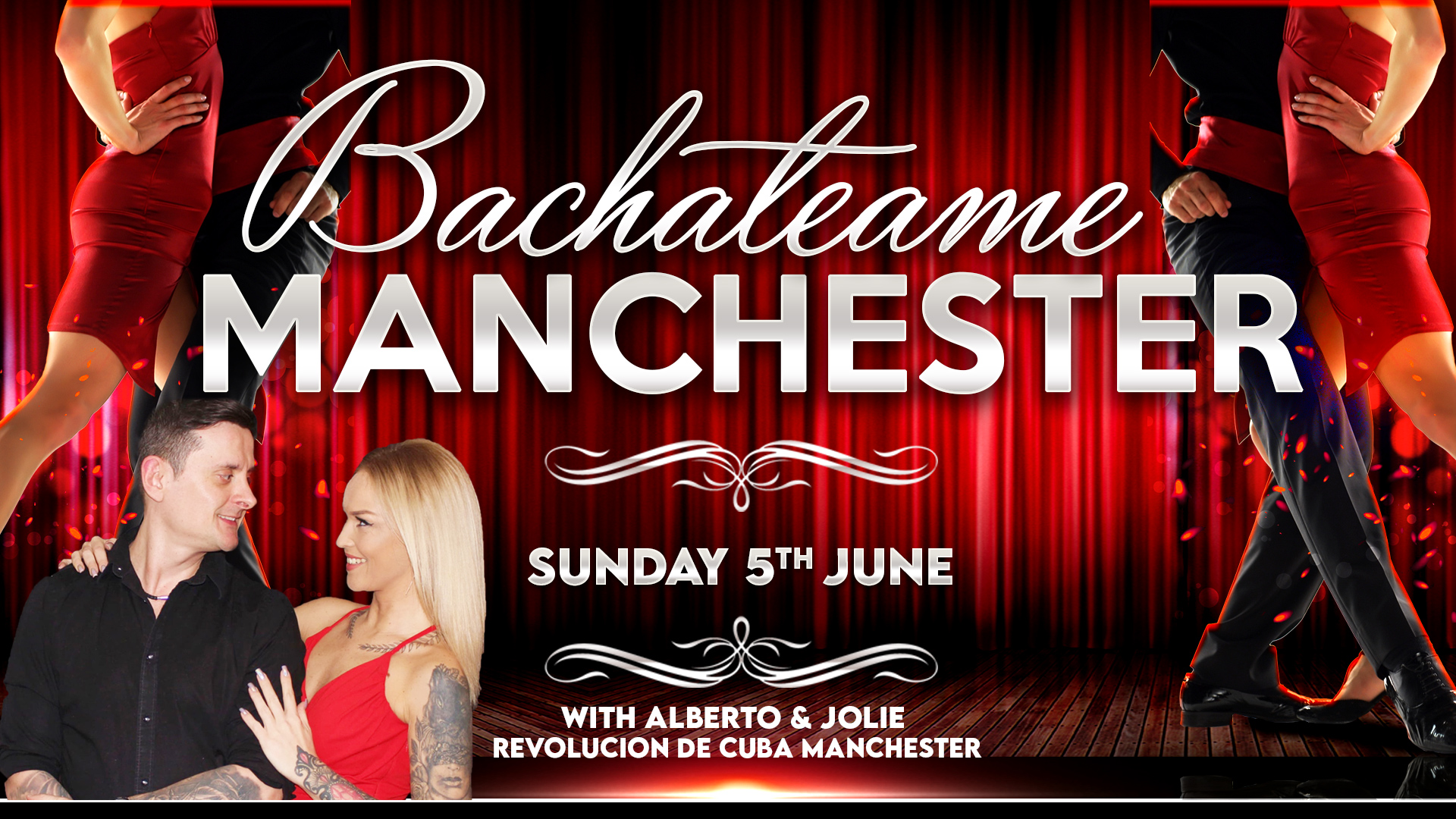Bachateame Manchester – Sunday 5th June with Alberto & Jolie | Revolucion de Cuba
