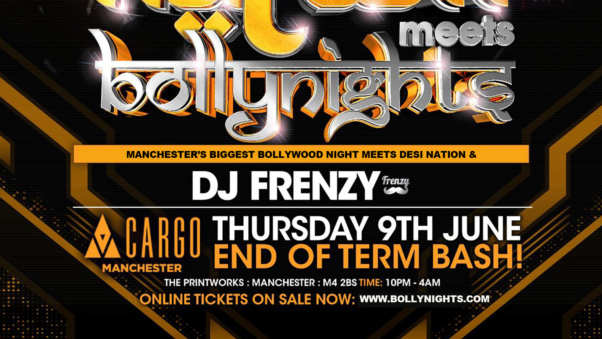 Bollynights Manchester: with  DJ FRENZY & ROACH KILLA